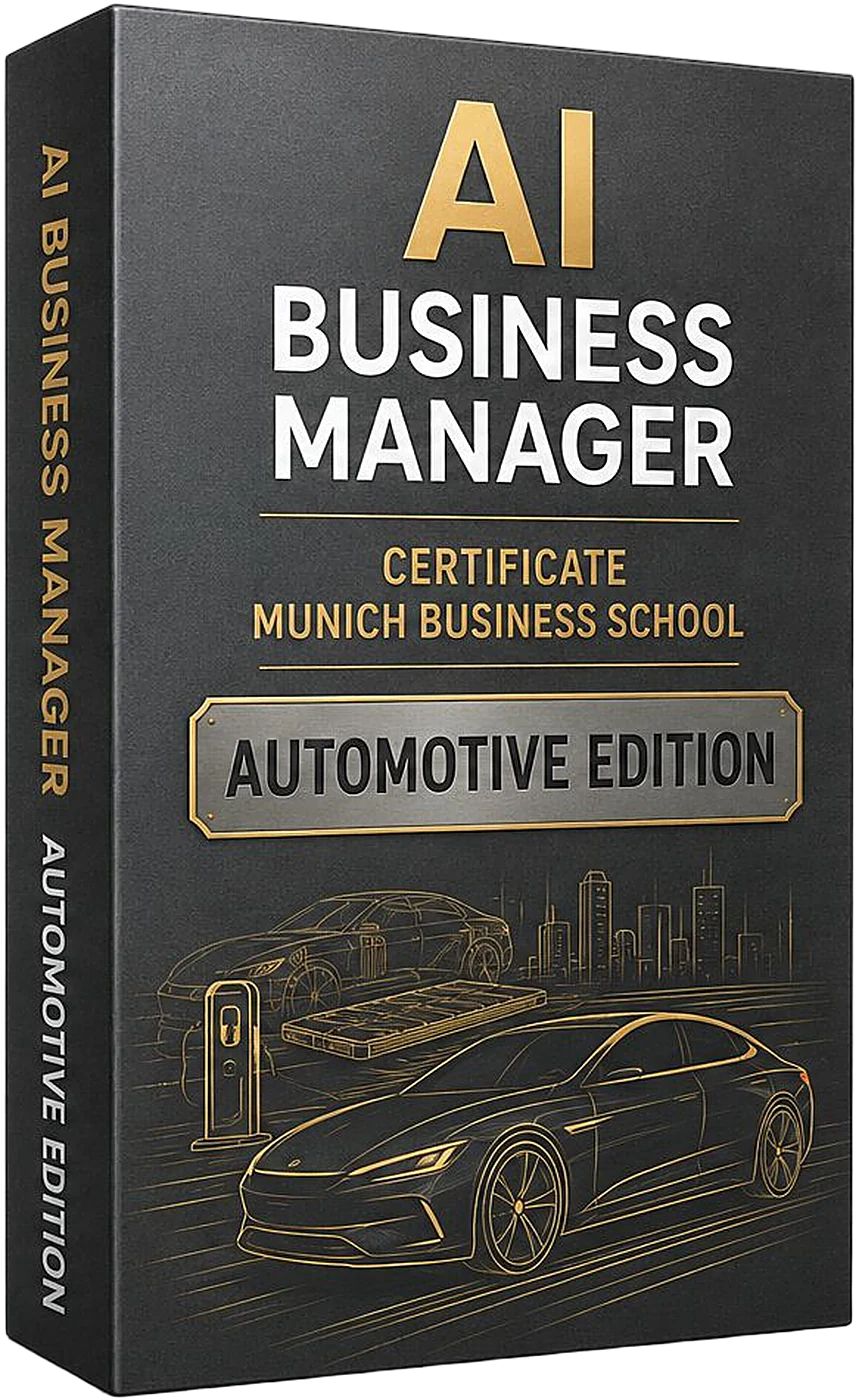 AI Business Manager Certificate — Automotive Edition, Program Director Andreas-Christoph Hofmann, former Vice President Hyundai Motor Europe