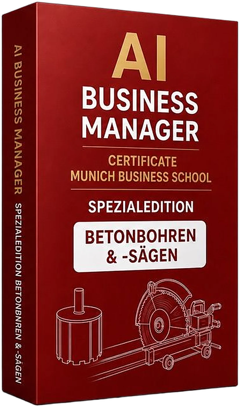 AI Business Manager Certificate — Concrete Drilling & Sawing Edition, Program Director Michael Findeis, Managing Director, Findeis Betonbohrservice GmbH